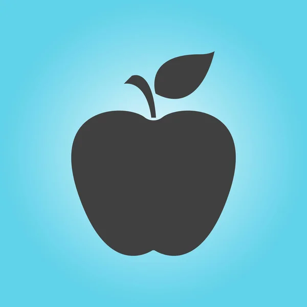 Icono Apple Vector Ilustración Color — Archivo Imágenes Vectoriales
