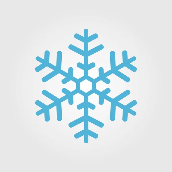 Schneeflockensymbol Neujahrsdekoration — Stockvektor
