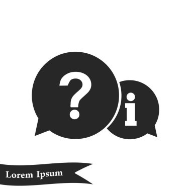 Soru işareti simgesi simgesi.