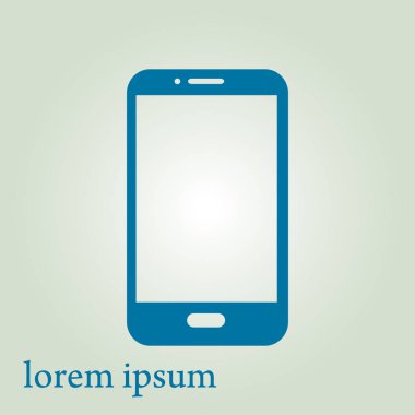 Smartphone işareti simgesi.