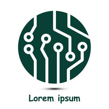 Mikroçip işareti simgesi.