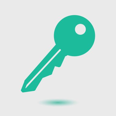 Kilit işareti simgesi.