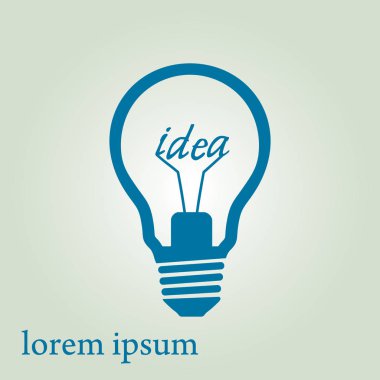 Ampul insan simgesi.