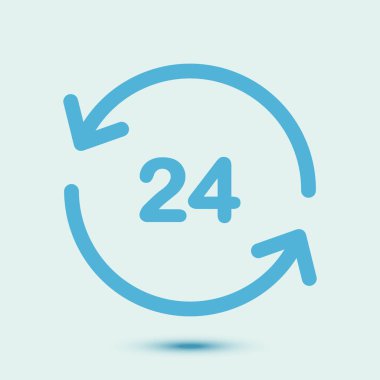 Saat bir gün simgesini açın..