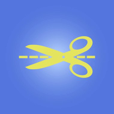 Makas işareti simgesi.