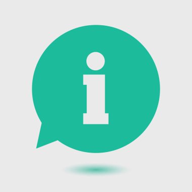 bilgi işareti simgesi.