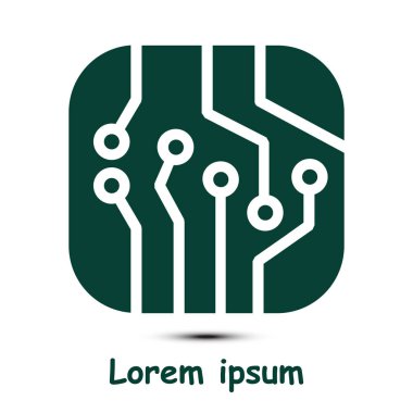 Mikroçip işareti simgesi.