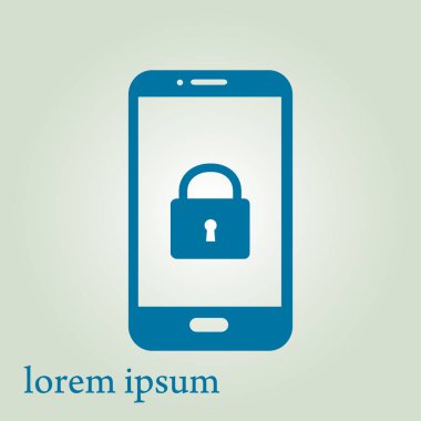 Smartphone işareti simgesi.