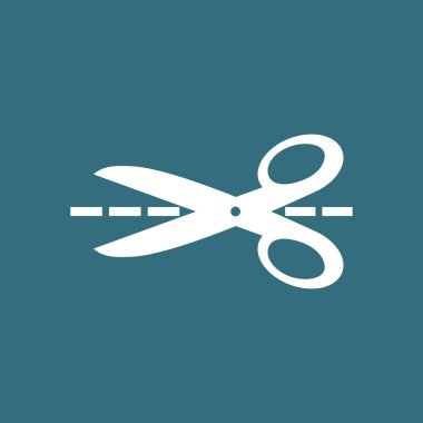 Makas işareti simgesi.