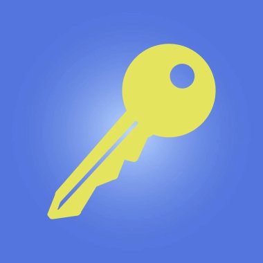 Kilit işareti simgesi.