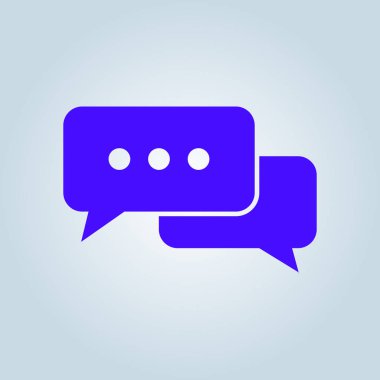 Geneli düz tasarım simgesi bubbles 