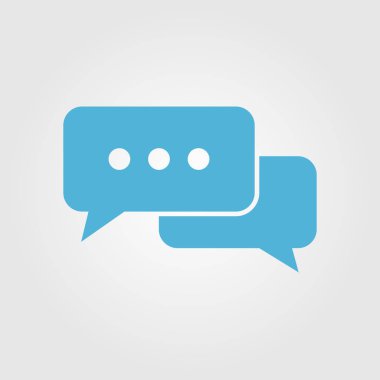 Geneli düz tasarım simgesi bubbles 