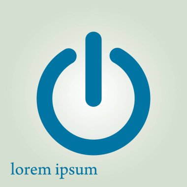 Güç işareti simgesi.