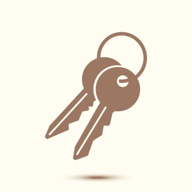 Kilit işareti simgesi.