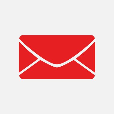 Harf simgesi. Posta simgesi. Vektör çizimi. 