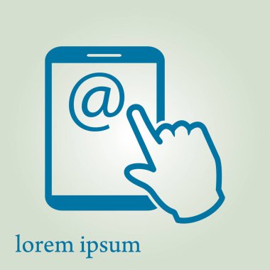 Smartphone işareti simgesi.