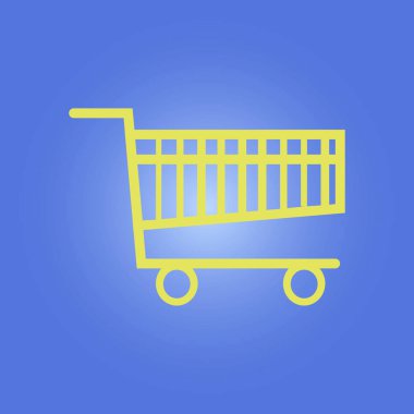 alışveriş grafik simgesi.