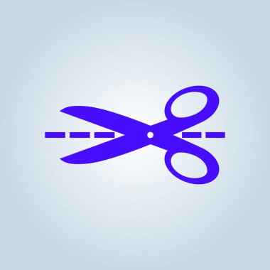 Makas işareti simgesi.