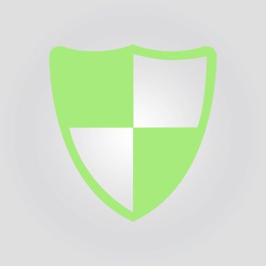 Renk Kalkanı vektör simgesi. Koruma konsepti. 