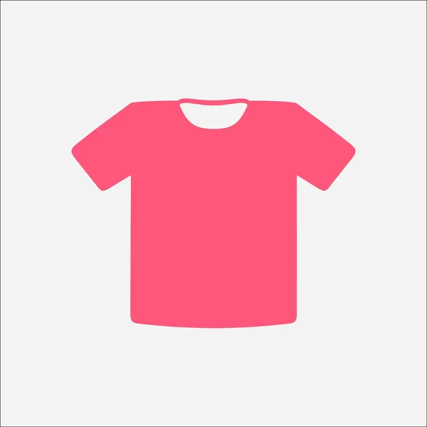 Shirt Sign Icon Clothes Symbol Flat Design Style — Stock Vector