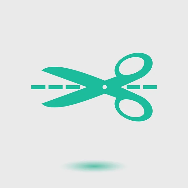 Scissors sign symbol. — Stock Vector