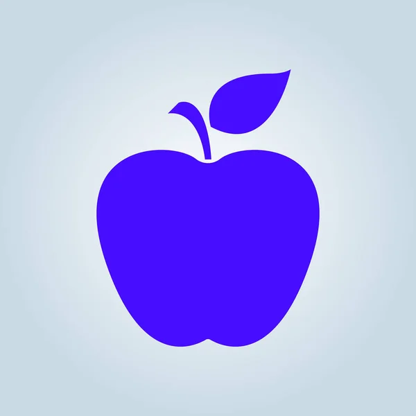 Apfel Symbol Vektor Farbige Illustration — Stockvektor