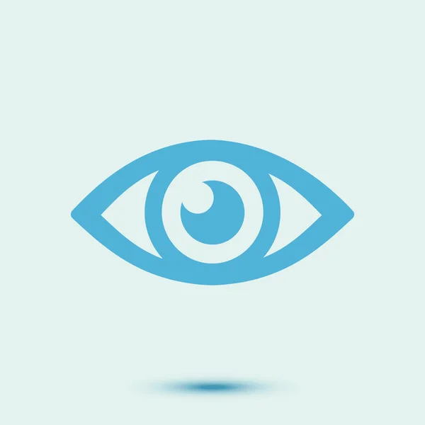 Eye Icon Flat Design Style — Stock Vector