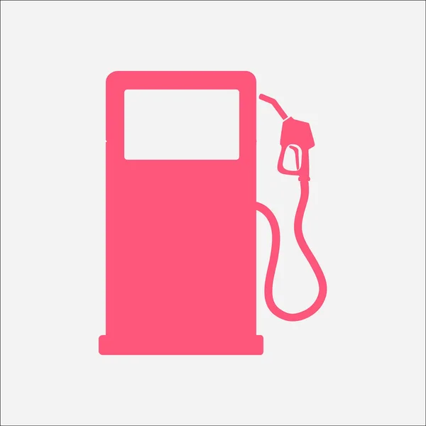 Symbol Trysky Benzínové Pumpě Ikona Čerpací Stanice — Stockový vektor