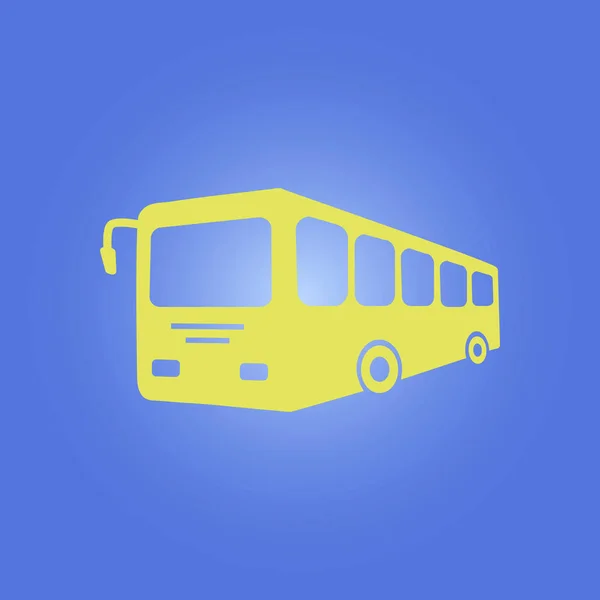 Ícone Sinal Ônibus Símbolo Transporte Público Ilustração Cor Abstrata —  Vetores de Stock