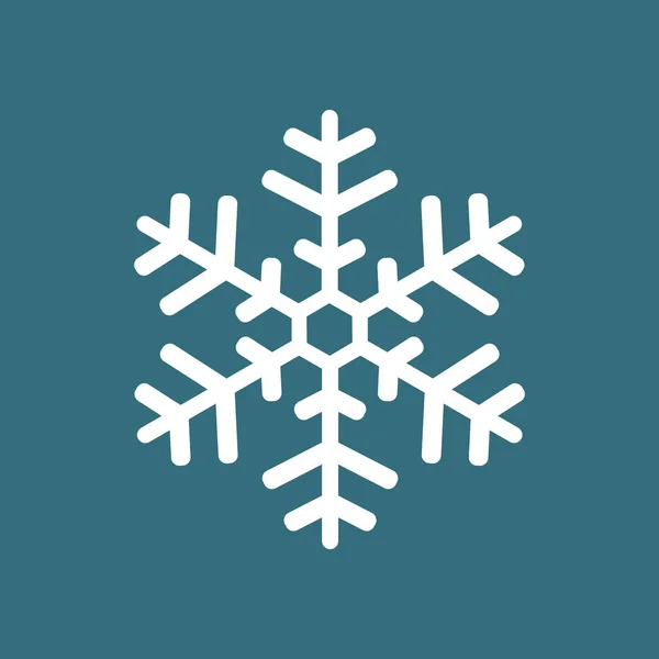 Icono Del Copo Nieve Decoración Año Nuevo — Archivo Imágenes Vectoriales