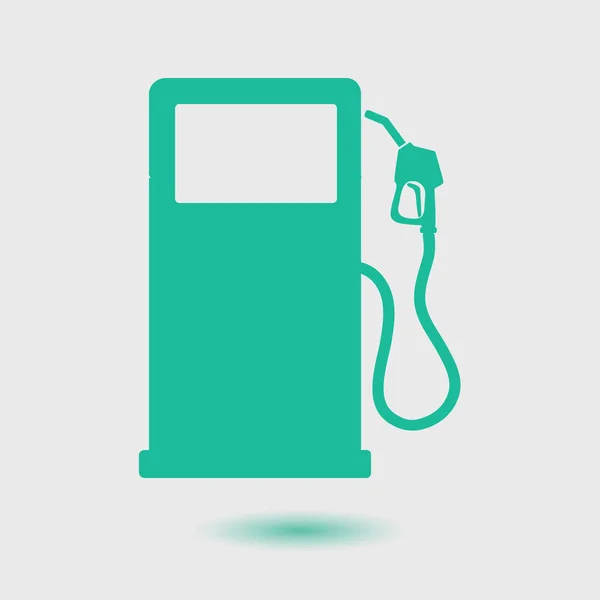 Benzinepomp Nozzle Teken Pictogram Voor Tankstation — Stockvector