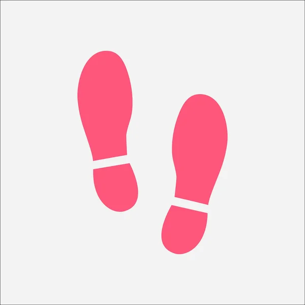 Shoe print symbol. — Stock Vector