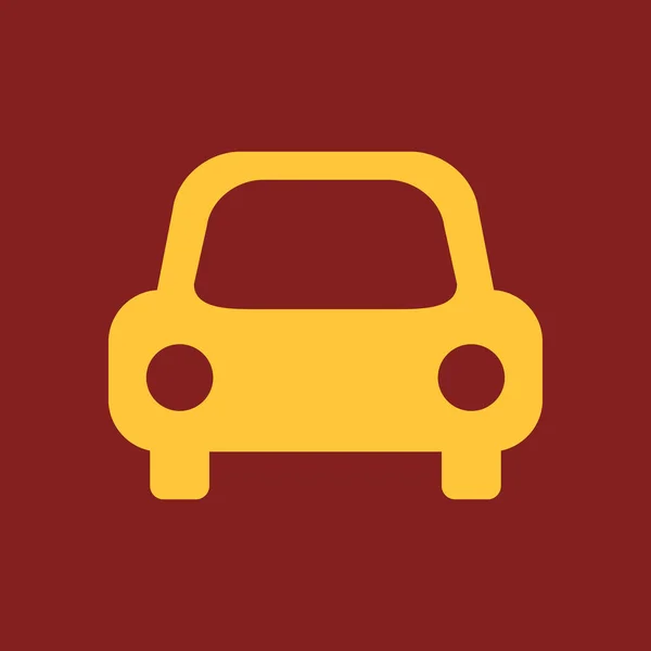 Εικονίδιο Αυτοκινήτου Απεικόνιση Διανυσματικών Χρωμάτων — Διανυσματικό Αρχείο