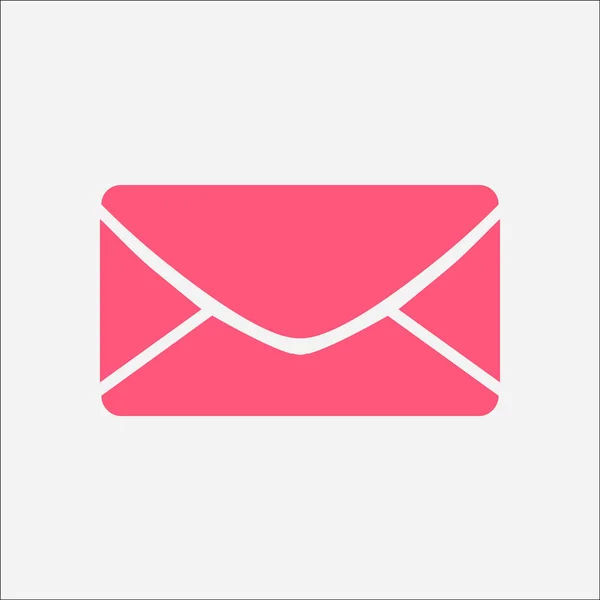Icône Lettre Icône Mail Illustration Vectorielle — Image vectorielle