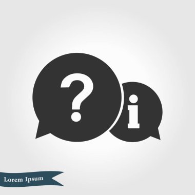 Bilgi değişimi Tema simgesi, toplama ve bilgi analiz. Düz tasarım stili. Vektör Eps 10.