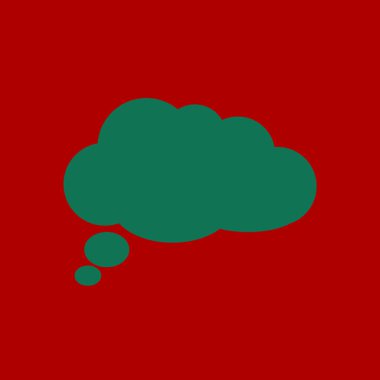 Düz Icon.Vector Eps 10 sohbet. 