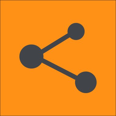 Pay işareti kutsal kişilerin resmi. Düz tasarım stili.