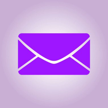 Düz simgesi mektup. Posta simgesini. 