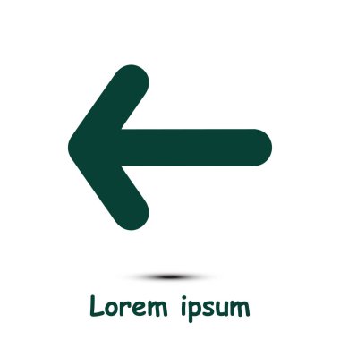 Ok simgesi. vektör illüstrasyonu