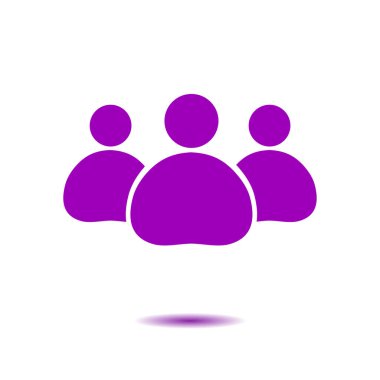 Takım iş simgesi. Ofis çalışanları ve iş takım.