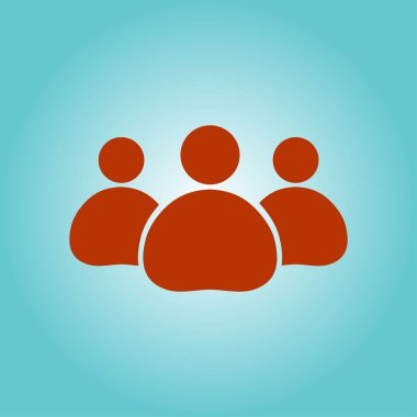 Takım iş simgesi. Ofis çalışanları ve iş takım.