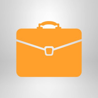 Evrak çantası ikonu, vektör illüstrasyonu. düz tasarım biçimi 