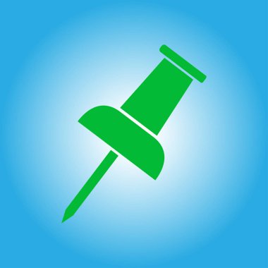  PIN simgesi itmek. Vektör Eps 10. 