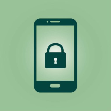 Internet güvenlik kavramı simgesi, kimlik ve koruma sembol, vektör çizim 