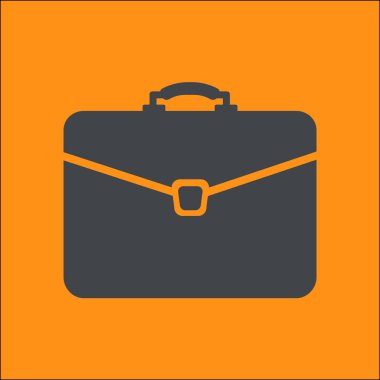 Evrak çantası ikonu, vektör illüstrasyonu. düz tasarım biçimi 