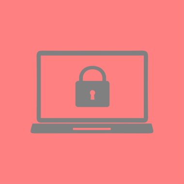 İnternet güvenliği konsepti ikonu. Tanımlama ve koruma simgesi.