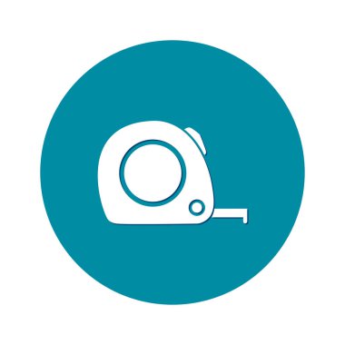  Mezura simgesi. Rulet inşaat erkek.