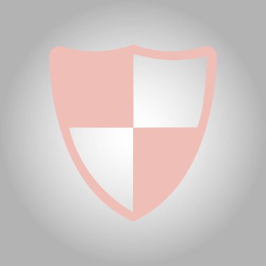 Kalkan kutsal kişilerin resmi. Koruma kavramı. 