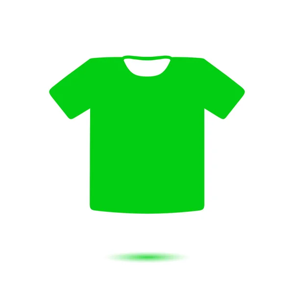 Значок Футболки Символ Одягу Стиль Плоского Дизайну — стоковий вектор