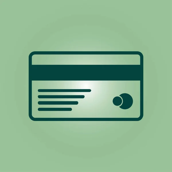 Εικονίδιο Του Φορέα Της Πιστωτικής Κάρτας Επίπεδη Σχεδίαση Στυλ Eps — Διανυσματικό Αρχείο